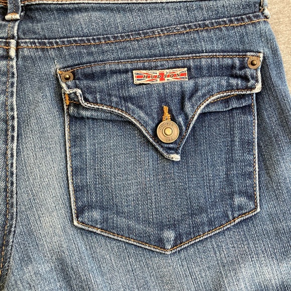 Trendy Hudson Jeans Collin Flap Skinny Jeans Size 26 - Picture 7 of 12